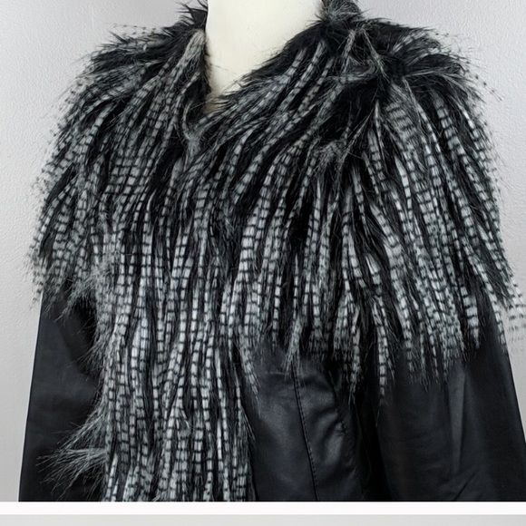 qiye Jackets & Blazers - Women’s vegan faux fur leather jacket